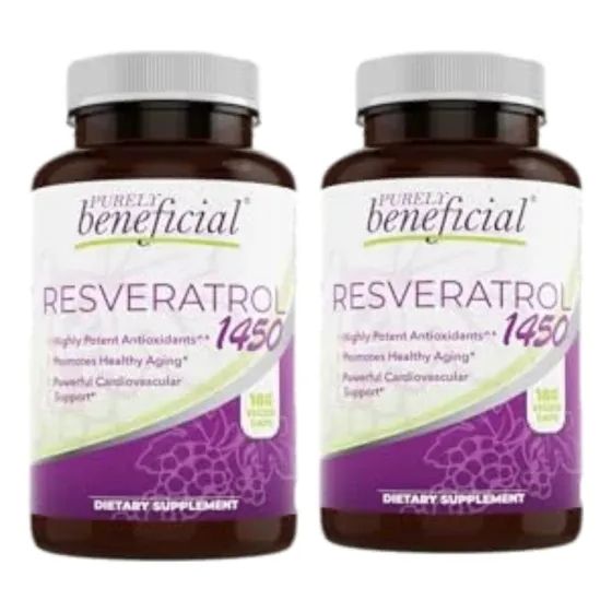 Kit Suplementos Resveratrol 1450 X2 Unidades