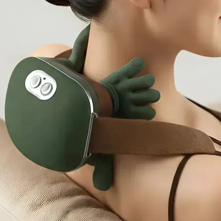 Massageador Pescoço Ombros Lombar Aquecimento 3d Mãozinha