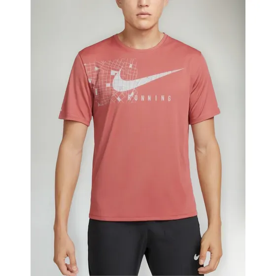 Remera Nike Running Hombre Uv Miler Rundbn Ss Gfx - Menpi