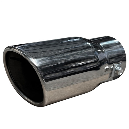 Ponteira Inox Escapamento Universal Virolada Chanfrada Ponteira Inox Escapamento Universal Virolada Chanfrada