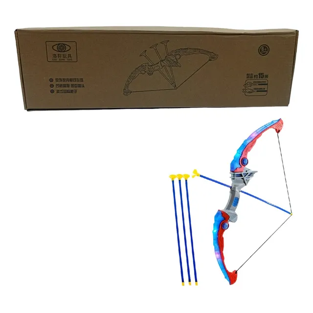 Set De Arco Y Flecha Con Luces 55 Cm
