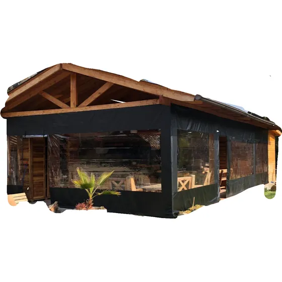 Cortina Panoramica Para Cierre De Terraza 2.30x3.50 En Pvc