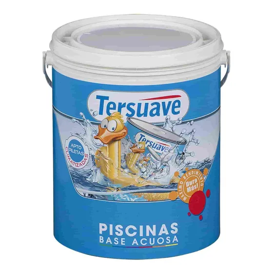 Pintura Para Piletas Piscinas Tersuave Acuosa Mate 10 Lt Color Azul Climatizadas