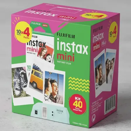 Filme Instantâneo Fujifilm Instax Mini 40 Fotos