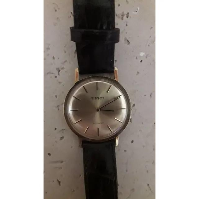 Reloj Tissot Stylist, Tapa Posterior De Oro, Usado 