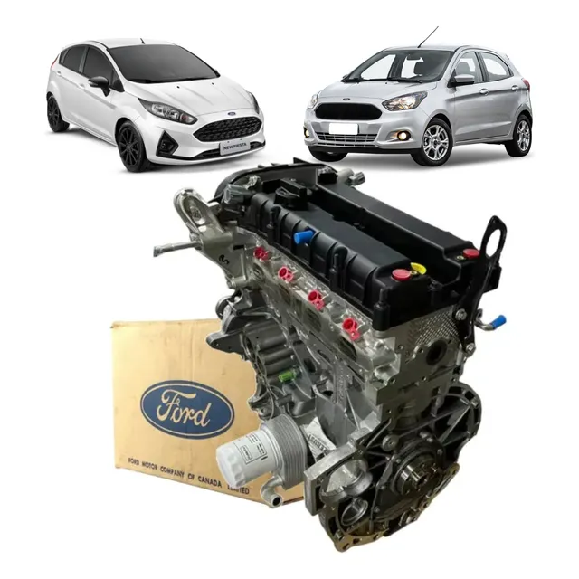 Motor Bloco Completo Ford New Ka Fiesta 1.6 16v Sigma Manual
