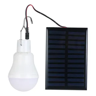 3 Luces Led Solares + Paneles Solares, Diseño De Gancho 3 Luces Led Solares + Paneles Solares, Diseño De Gancho