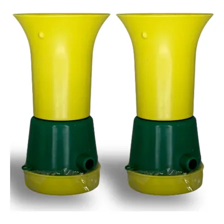 2 Vuvuzela Amarela E Verde Do Brasil Copa Do Mundo Corneta