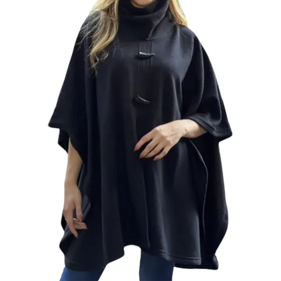 Poncho Polar Dama Cuello Alto X 2 