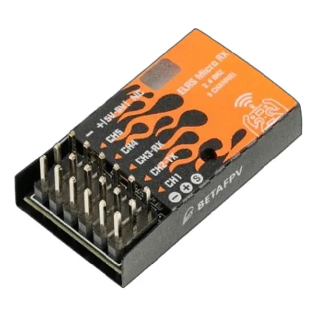 Receptor Betafpv 2.4ghz Rx Pwm Elrs 5 Canais / Radiomaster