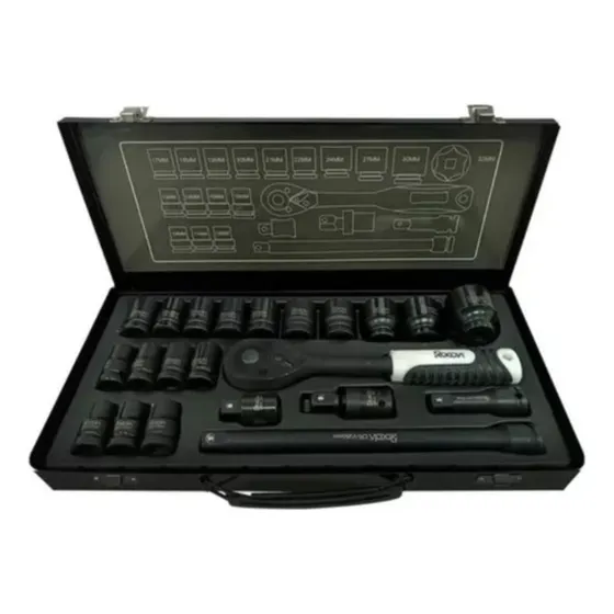 Set De Dados Y Rachet De Alto Impacto 1/2 23 Piezas Roccia