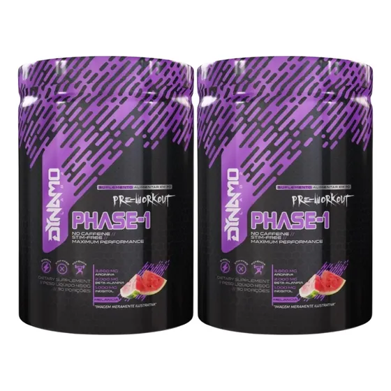 Kit 2x Pre Workout - Phase-1 450g Dynamo Labz - Oferta!