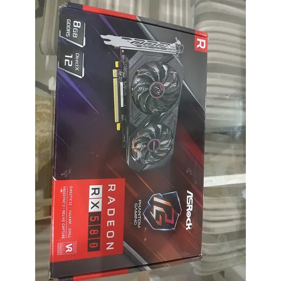 Placa De Vídeo Rx 580 Asrock 8 Gb + Nvme + Ddr4 8gb Kllisre