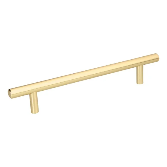 Jaladera Latón Brillante Estilo Cilindro 22 Cms 43872 Hermex Color Dorado