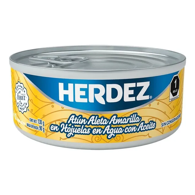 3 Pza Atún Herdez En Aceite 130 G