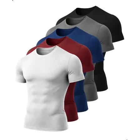 Kit 5 Camisetas Tech Dry Fit Moda Veronz Variado Gg