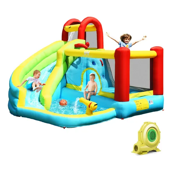 Honey Joy Tobogan Acuatico Inflable Casa Rebote Agua Parque