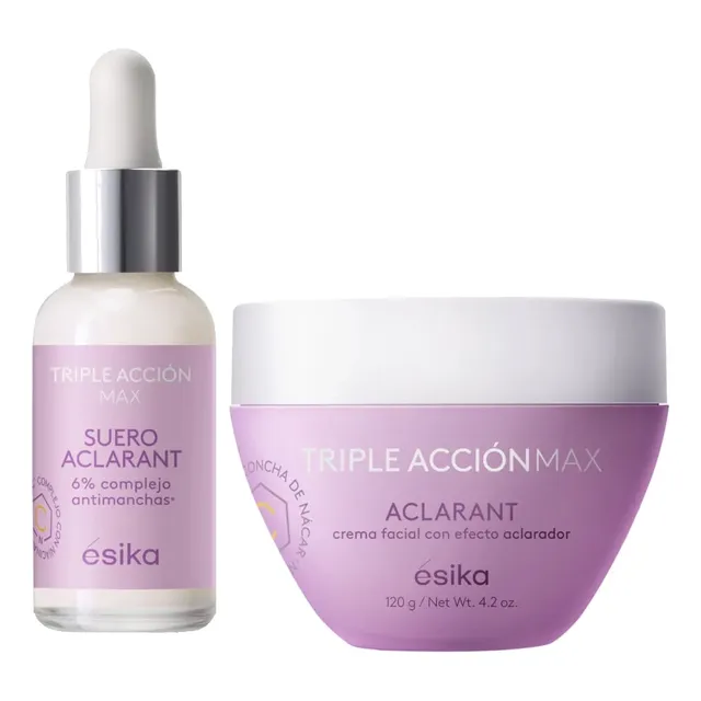 Ésika Sérum Facial Con Crema Aclarant Triple Acción Max