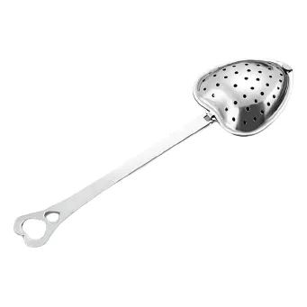Infusor / Colador De Té Forma De Cuchara Corazon