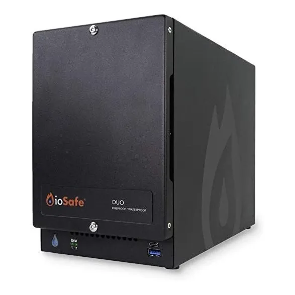 Iosafe Duo Raid 1 Usb 3.2 Incendio / Disco Duro Impermeable