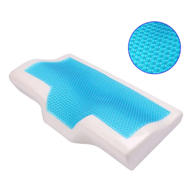 Almohada Con Gel Memory Ortopedica Viscoelastica Inc Funda Color Funda Negra