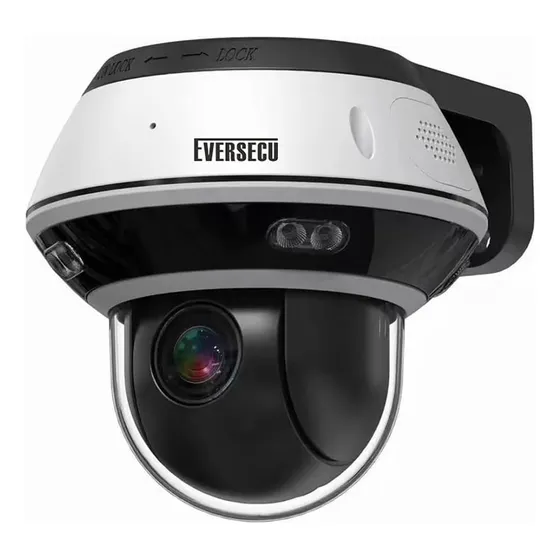 Cámara Ip Poe Ptz Eversecu De 5 Mp Y Zoom Óptico 4x, Audio E