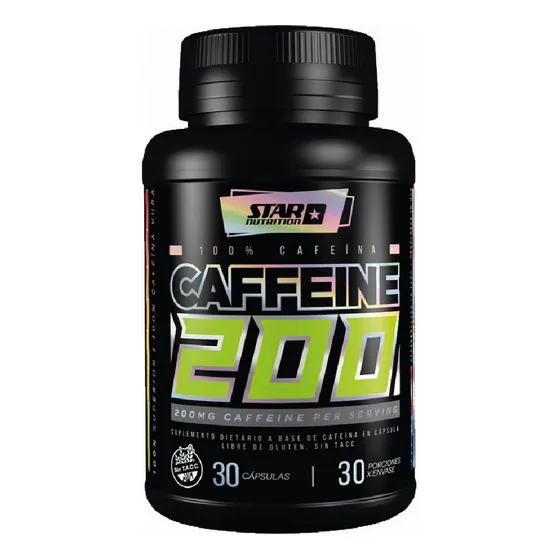 Star Nutrition Caffeine 200 - Cafeina Anhidra X30 Capsulas 