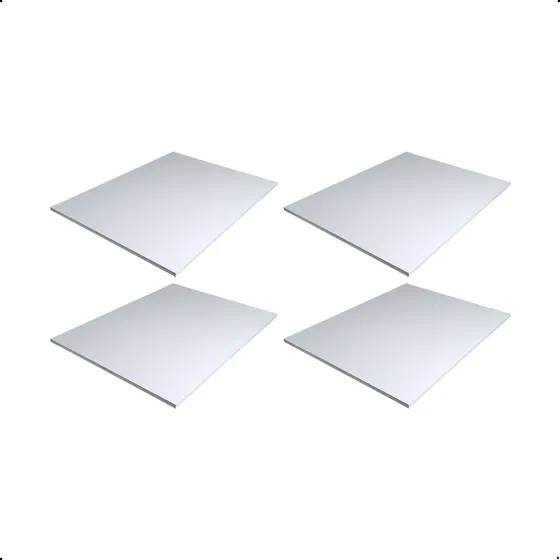 4 Prateleira Mdf 90x60 Branco Sem Suporte Tampo Tabua Mesa