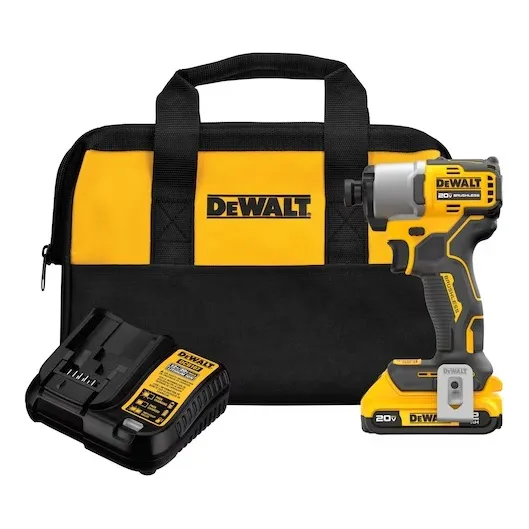 Destornillador De Impacto De 1/4 Dewalt 20v Max Dcf840d1 Color Amarillo Frecuencia 60