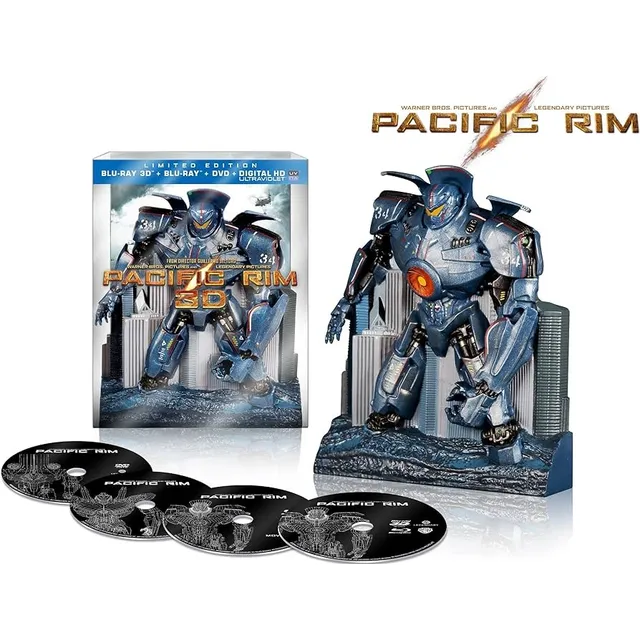 Pacific Rim Edicion Limitada 3d Bluray Dvd Combo Pack Nuevo