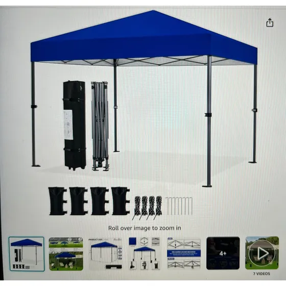 Toldo. Medida 3 X 3 Mts. Nuevo En Su Caja Original.