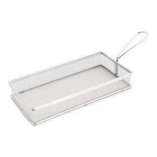 Fries Uxcell Acero Inoxidable Rectangular De Malla Del Tamiz Fries Uxcell Acero Inoxidable Rectangular De Malla Del Tamiz