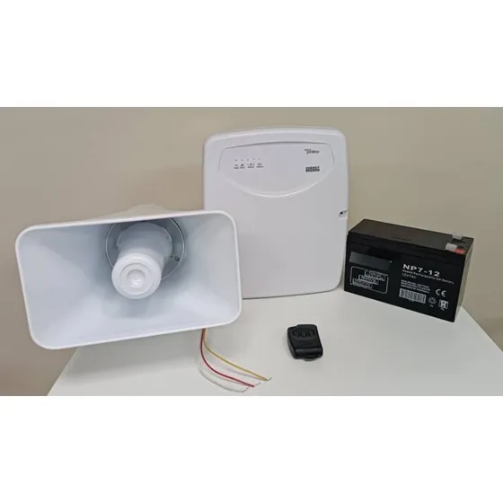 Energizador Para Cerco Electrico Kit Bateria Sirena