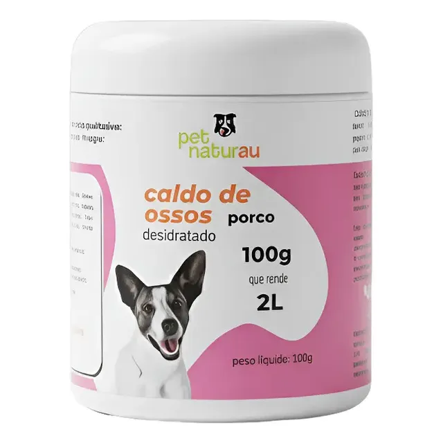 Caldo de Ossos de Porco Desidratado — rende 2 litros