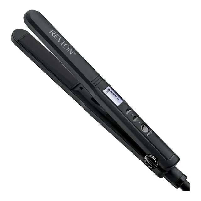 Plancha De Cabello Alaciadora Digital Revlon Ceramic Negro