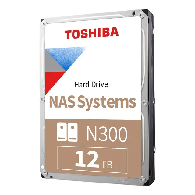 Disco Duro Interno 12 Tb Toshiba N300 De 7200rpm 256mb Cache Color Gris