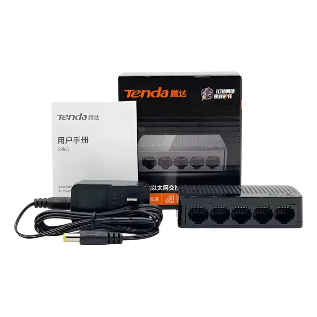 Switch Gigabit Tenda Sg105m 5 Puertos 10/100/1000 Gbps F