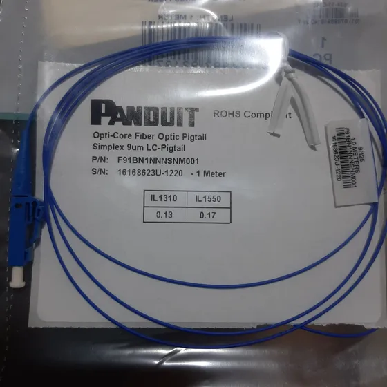 Pigtail Lc Monomodo Panduit 9um Simplex Panduit