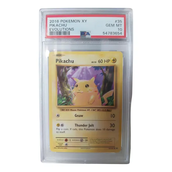 Pikachu Pikachu Evolutions Psa 10 
