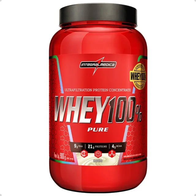Whey 100% Pure Protein Pote 900g Integralmedica