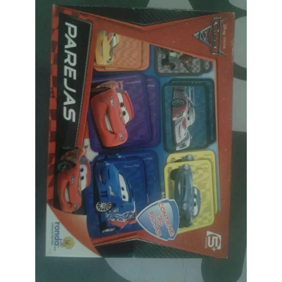 Juego De Memoria Cars De 30 Fichas Usado