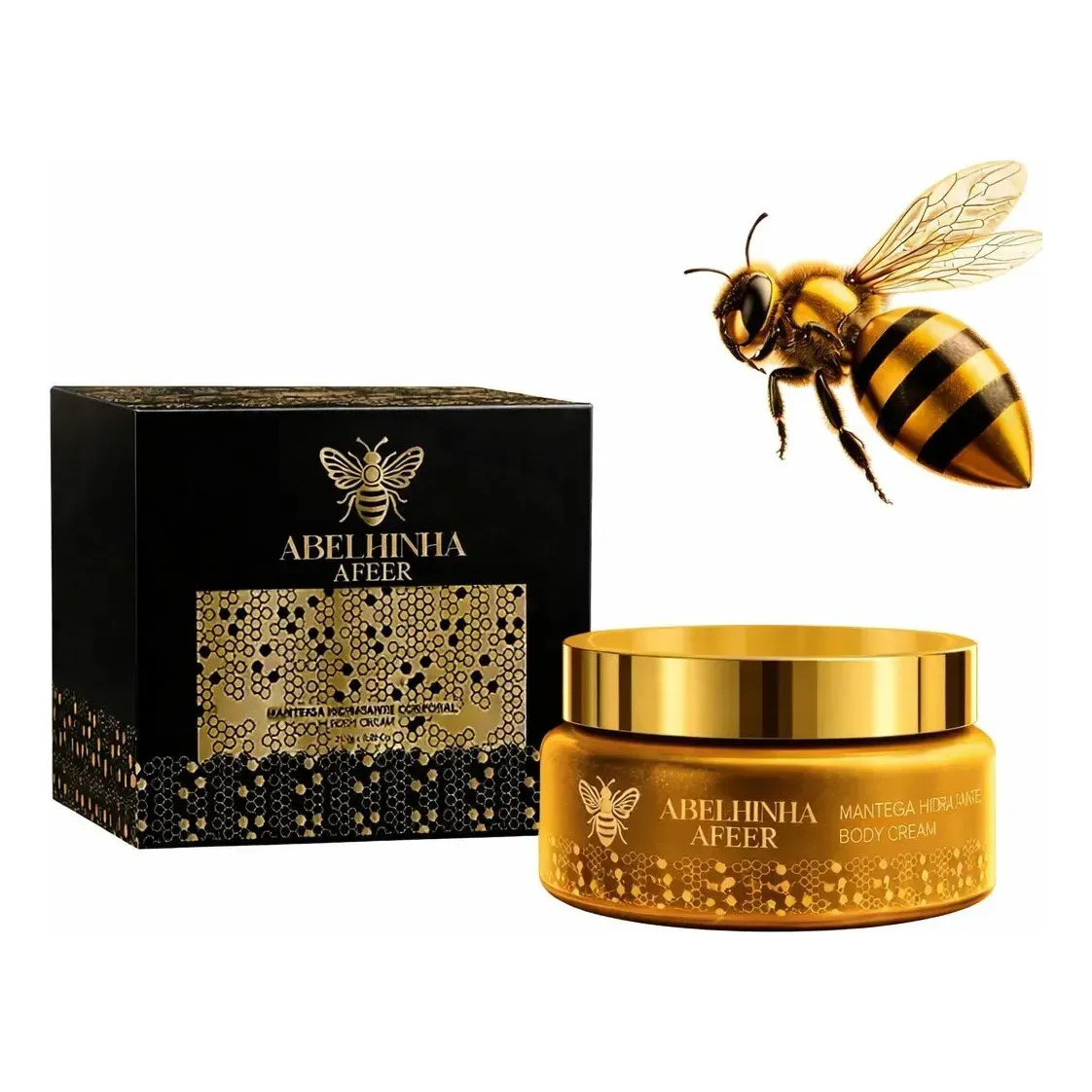 Creme Hidratante Manteiga Corporal Abelhinha Afeer