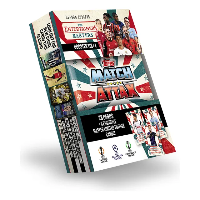 Cartas De Futbol Match Attax 24/25 -  Booster Tin 4 Master