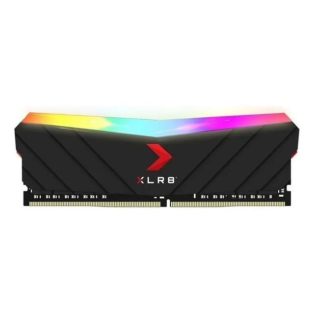 Memoria RAM XLR8 Gaming EPIC-X RGB gamer color negro 8GB 1 PNY MD8GD4320016XRGB