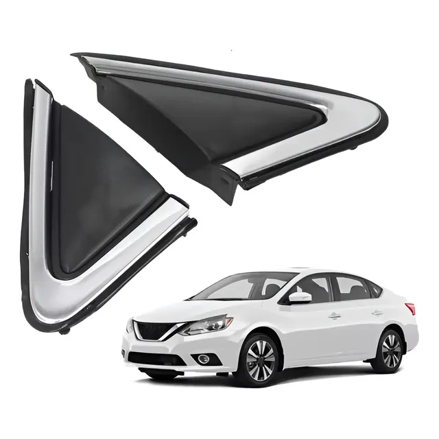 Par De Molduras Espejo Esquinero Nissan Sentra 2013 Al 2019