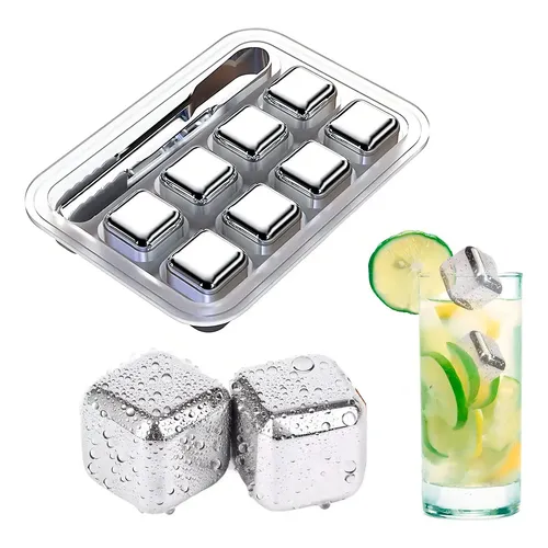2025 Zx Cubo De Gelo Metal Partículas De Gelo Congelamiento
