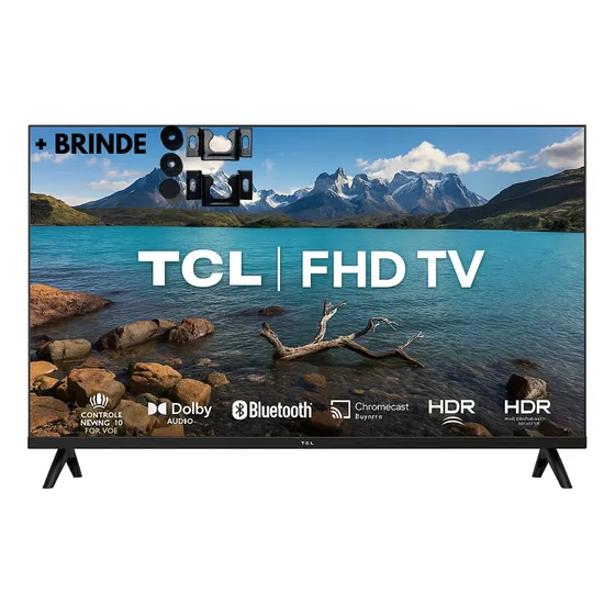 Smart Tv Tcl 32 Com Android, Chromecast E Dolby