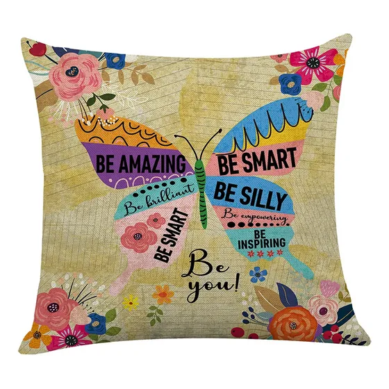 Funda Almohada Decorativa Para Salon Dormitorio Diseño Color
