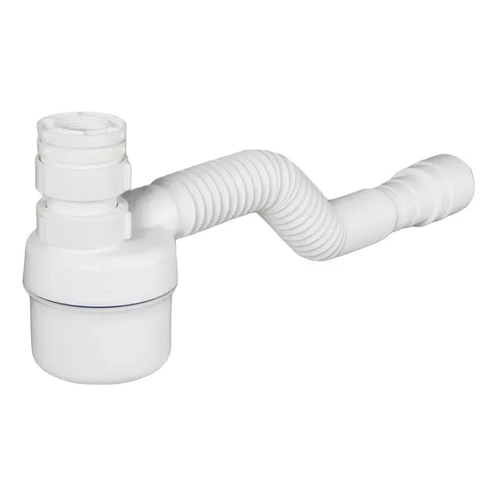Sifão Universal Copo Sanfonado Flexível Para Tanques Pias