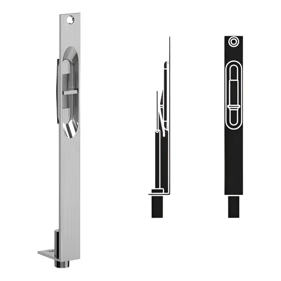 Picaporte Jnf Para Puertas De Acero Inoxidable 250mm